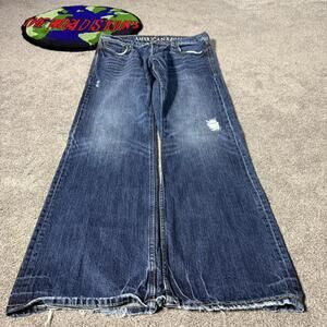 NAVY Y2K AMERICAN EAGLE BAGGY JEANS